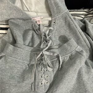 Victoria’s Secret short and hoodie set